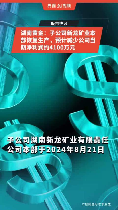 湖南黄金新龙矿业再出事故，警钟为谁而鸣？安全生产的底线不容屡屡失守